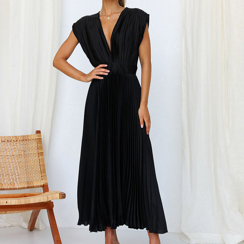 Camille - Robe plissée élégante
