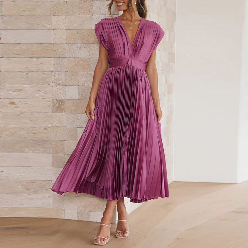 Camille - Robe plissée élégante