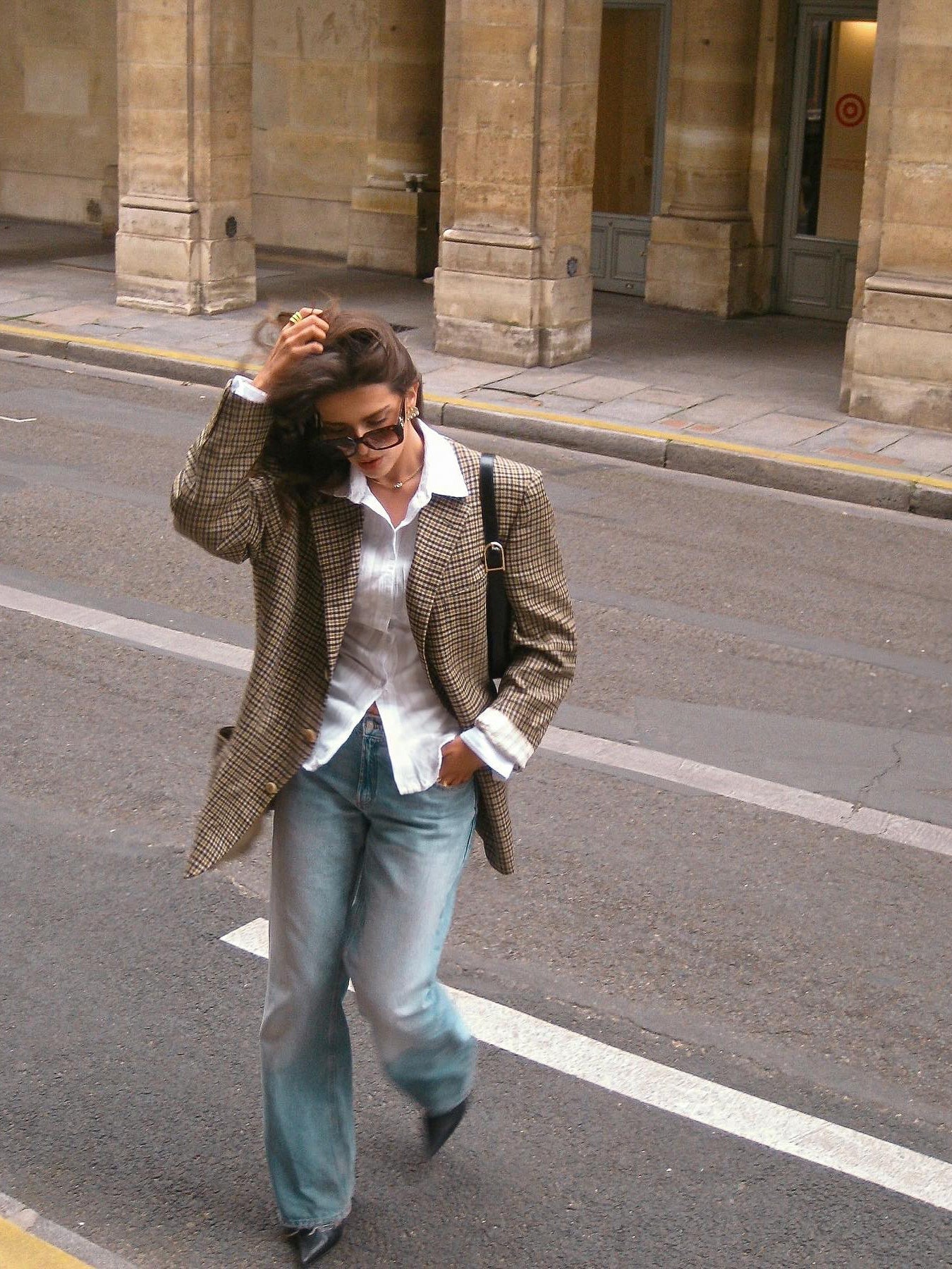 Casandra | Blazer à carreaux pour femmes