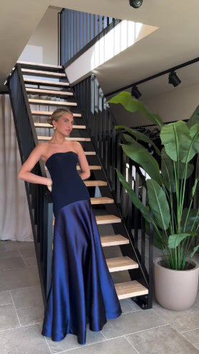 Helena - Robe longue à bretelles pour briller au printemps
