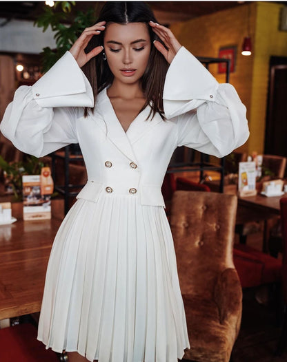 Cira | Robe blazer élégante à double boutonnage pour femmes