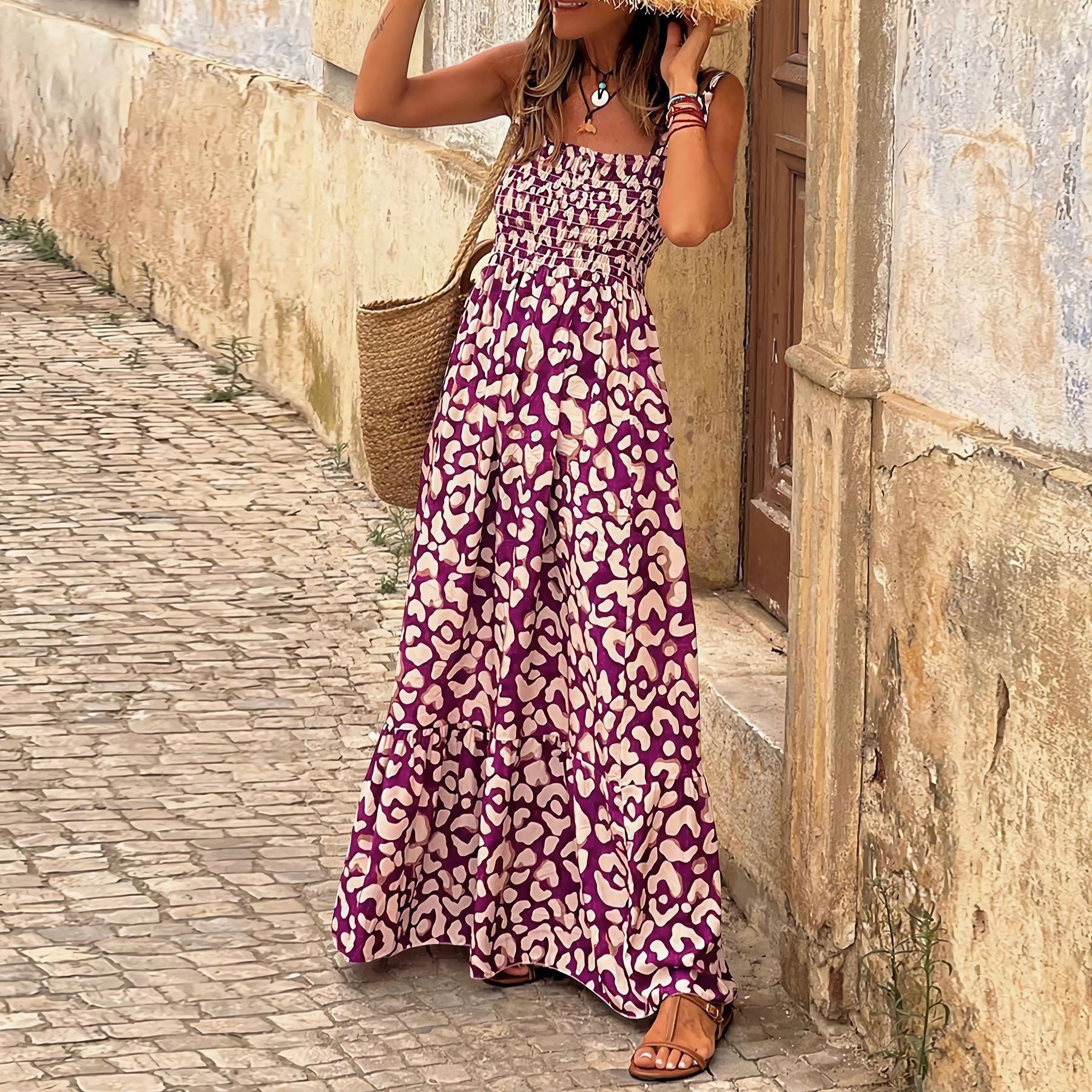Sabrina - Robe bohème à imprimé tribal