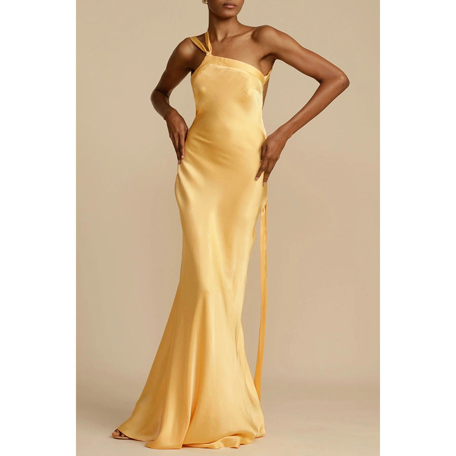 Juliette | Robe de soirée asymétrique décolletée et ajustée pour femme