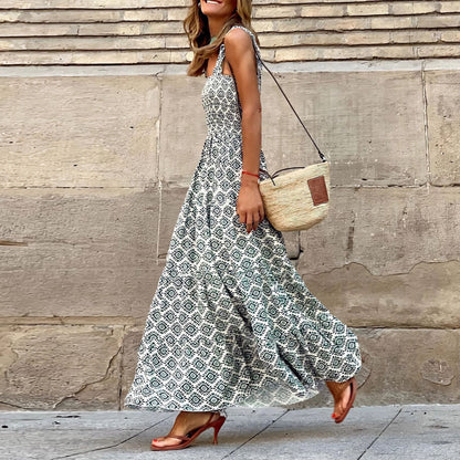 Sabrina - Robe bohème à imprimé tribal
