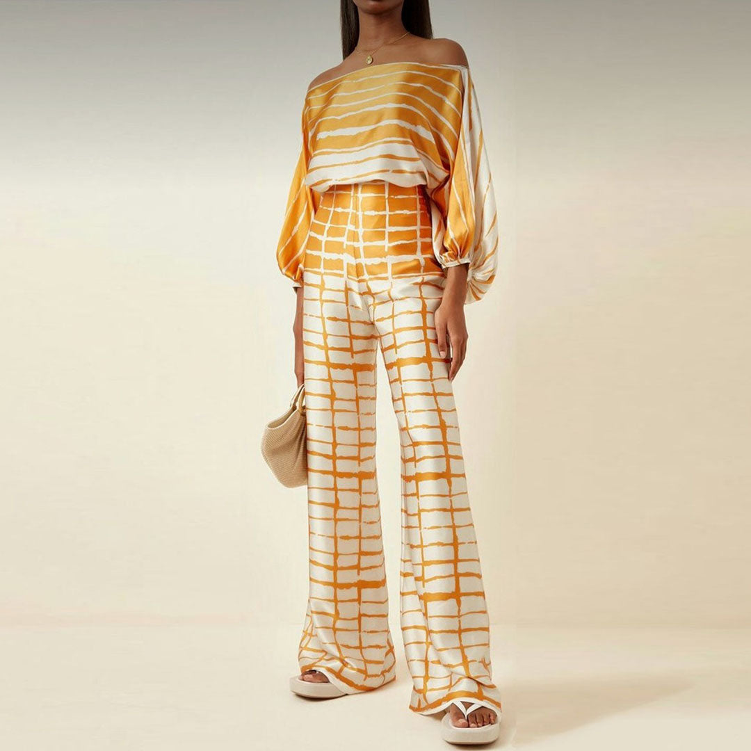 Aurélie - Off-shoulder floral jumpsuit