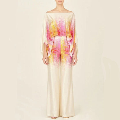 Aurélie - Off-shoulder floral jumpsuit