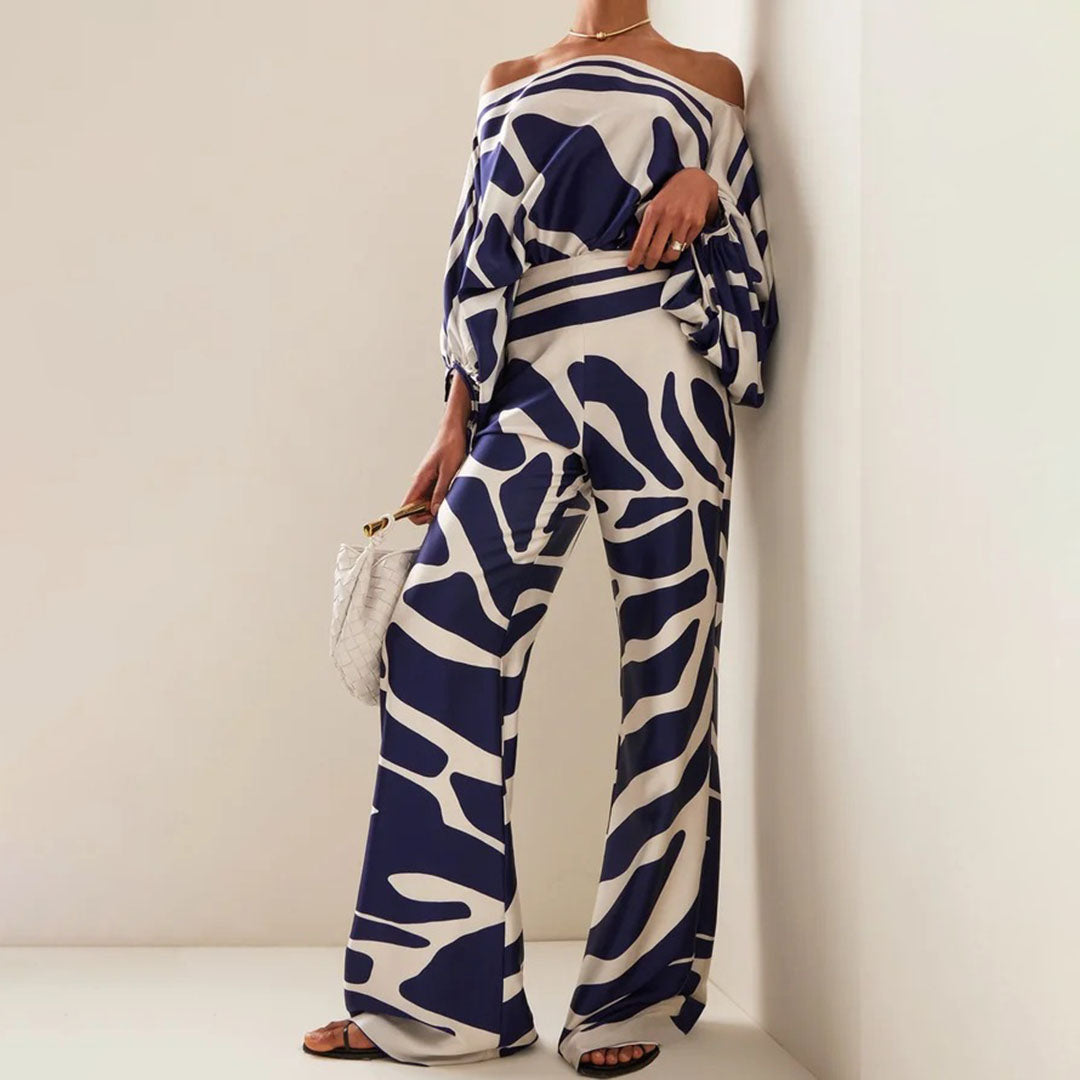 Aurélie - Off-shoulder floral jumpsuit