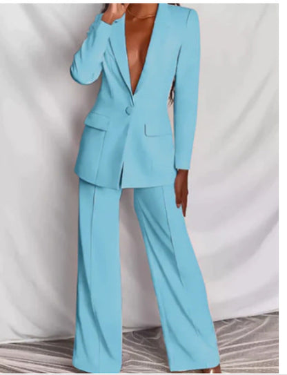 Jacqueline - Ensemble pantalon-veste élégant femme
