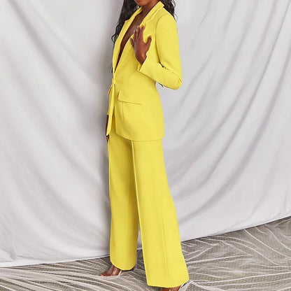 Jacqueline - Ensemble pantalon-veste élégant femme