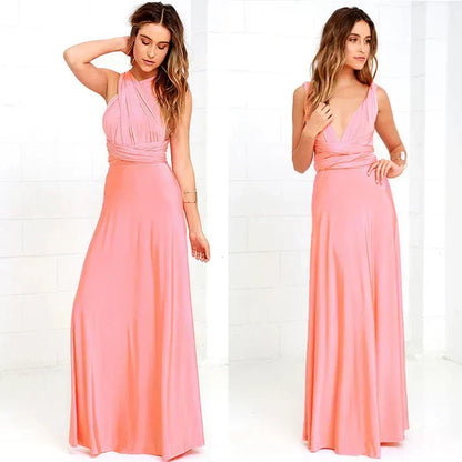 Livia - Robe longue dos nu polyvalente