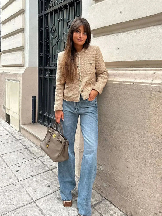 Teresa - Une veste en tweed élégante pour un look printanier chic
