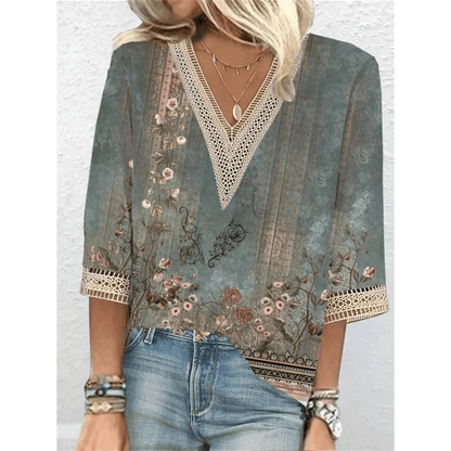Isabel | Blouse élégante à col en V