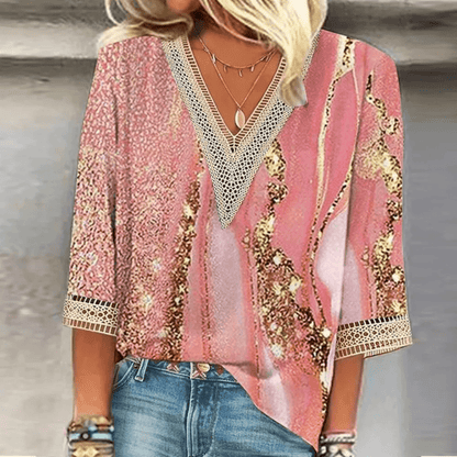 Isabel | Blouse élégante à col en V