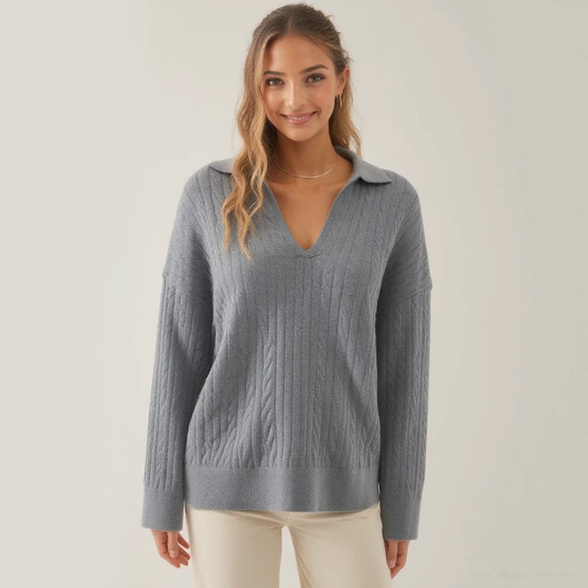 Lombardy Wool V-Neck Sweater